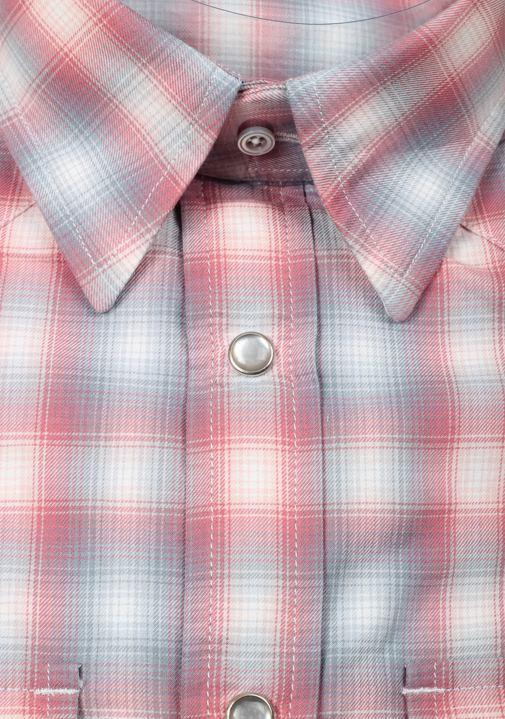 TOM FORD Checked Red Blue Western Casual Shirt Size 39 / 15,5 U.S. | Costume Limité