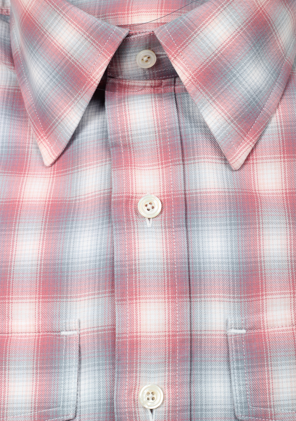 TOM FORD Checked Red Blue Casual Shirt Size 39 / 15,5 U.S. | Costume Limité