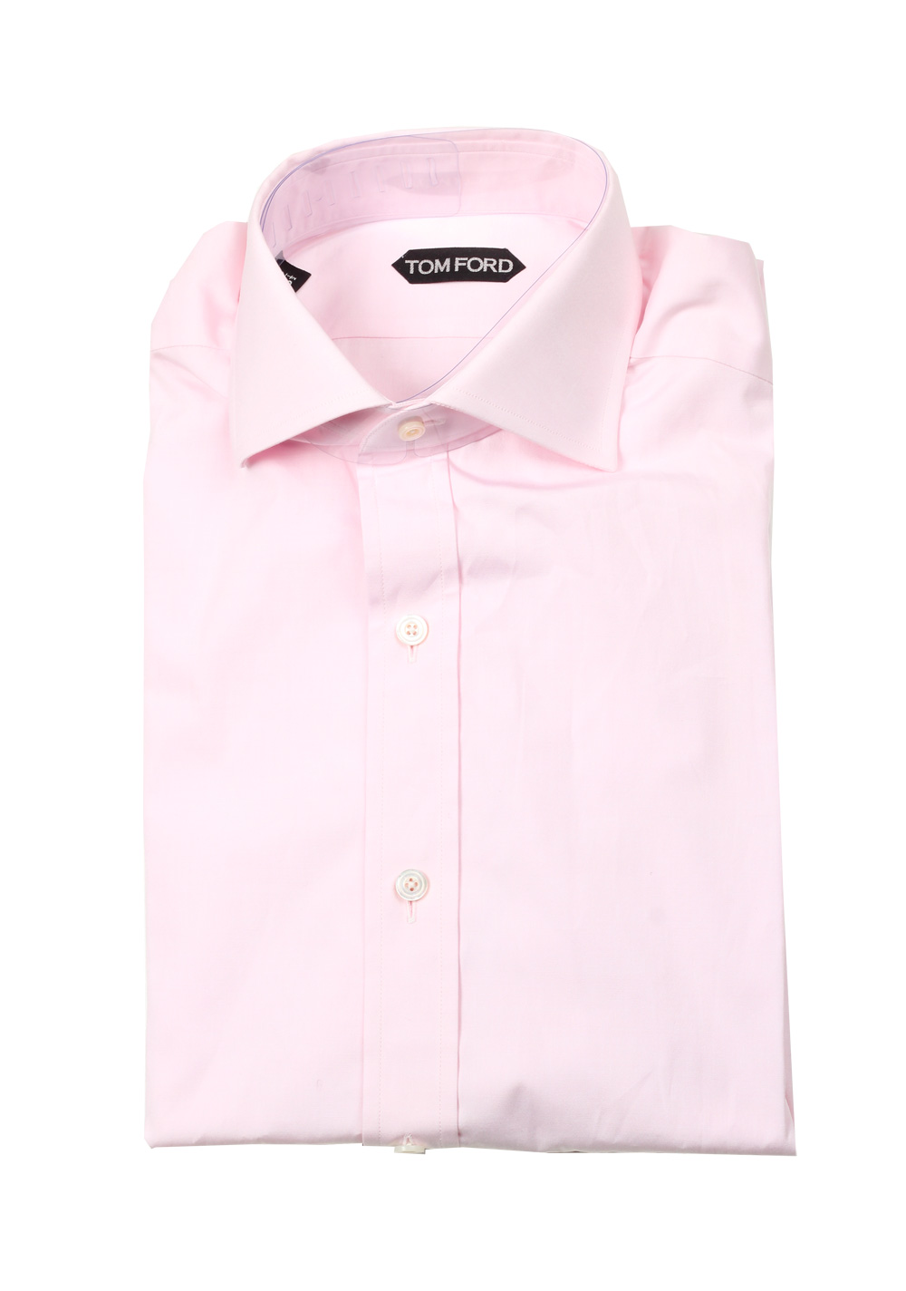 TOM FORD Solid Pink Dress Shirt Size 39 / 15,5 U.S. | Costume Limité