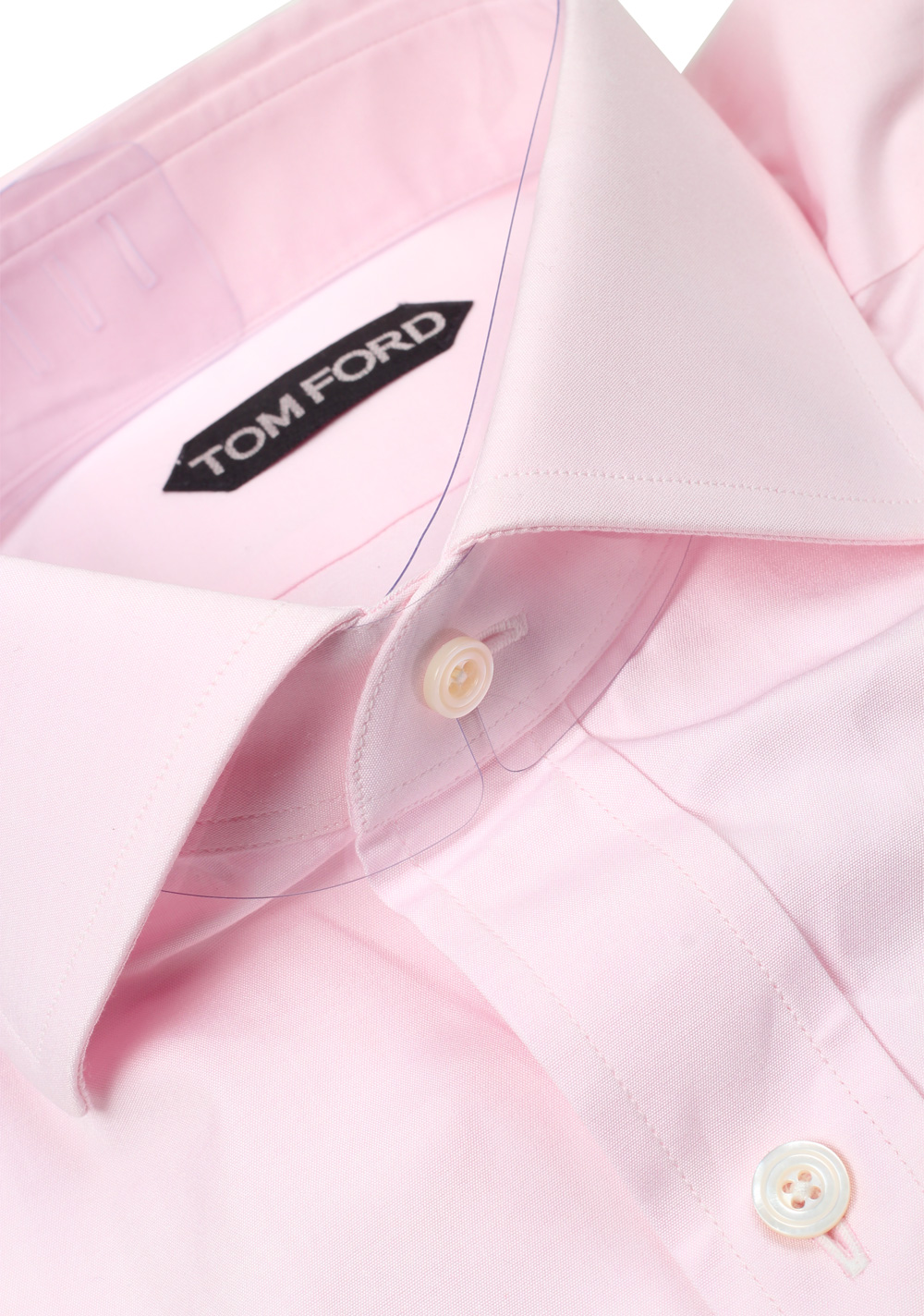 TOM FORD Solid Pink Dress Shirt Size 44 / 17,5 U.S. | Costume Limité