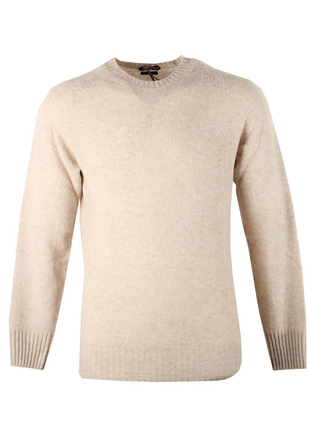 TOM FORD Beige Crew Neck Sweater Size 48 / 38R U.S. In Cashmere Blend