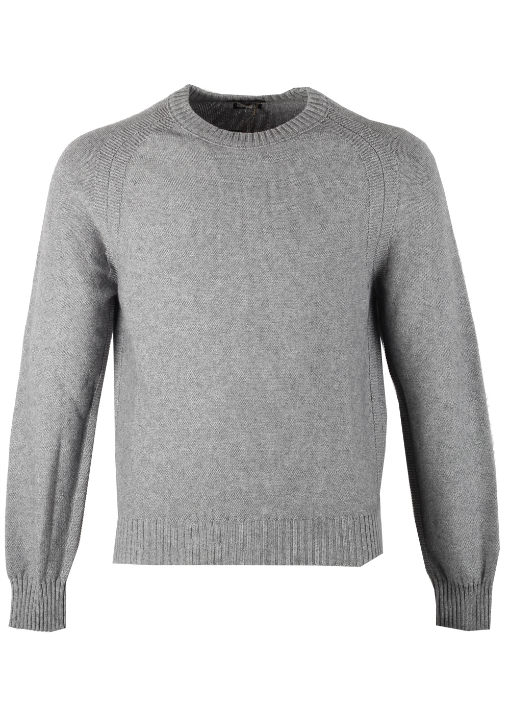 TOM FORD Gray Crew Neck Sweater Size 48 / 38R U.S. In Cashmere Blend | Costume Limité