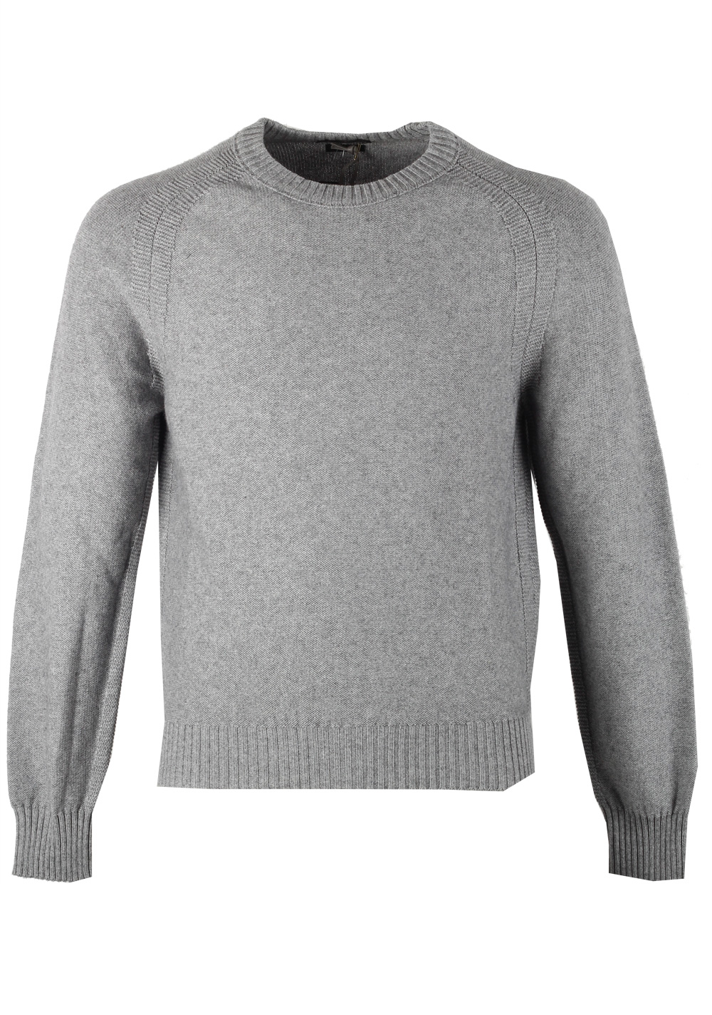 TOM FORD Gray Crew Neck Sweater Size 48 / 38R U.S. In Cashmere Blend | Costume Limité