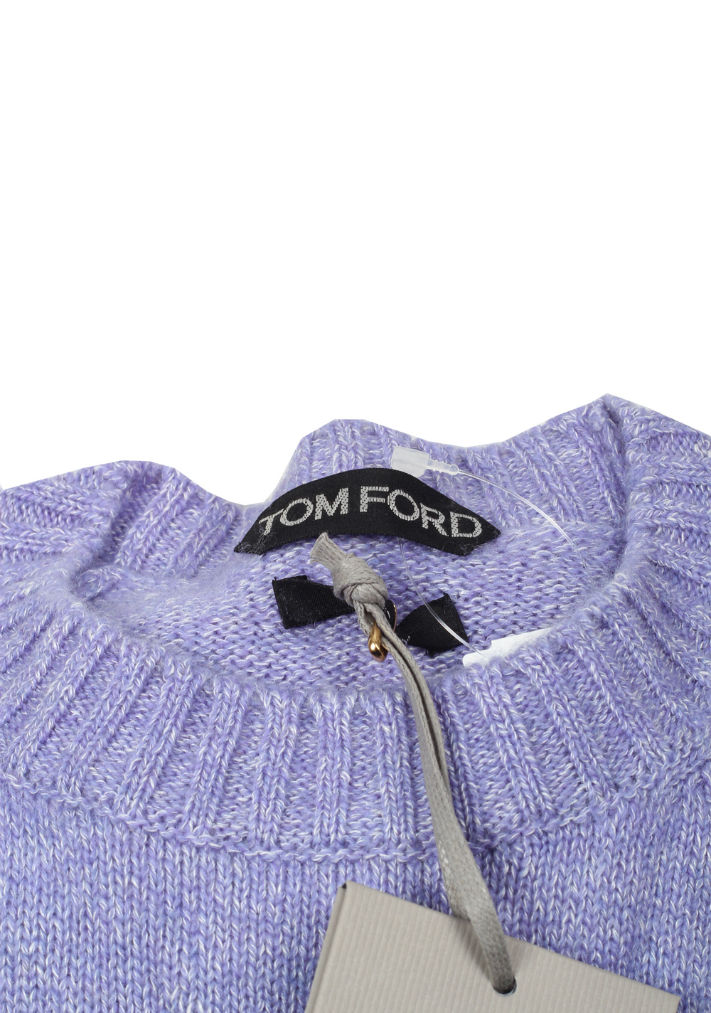 TOM FORD Lilac Crew Neck Sweater Size 48 / 38R U.S. In Cashmere Blend | Costume Limité