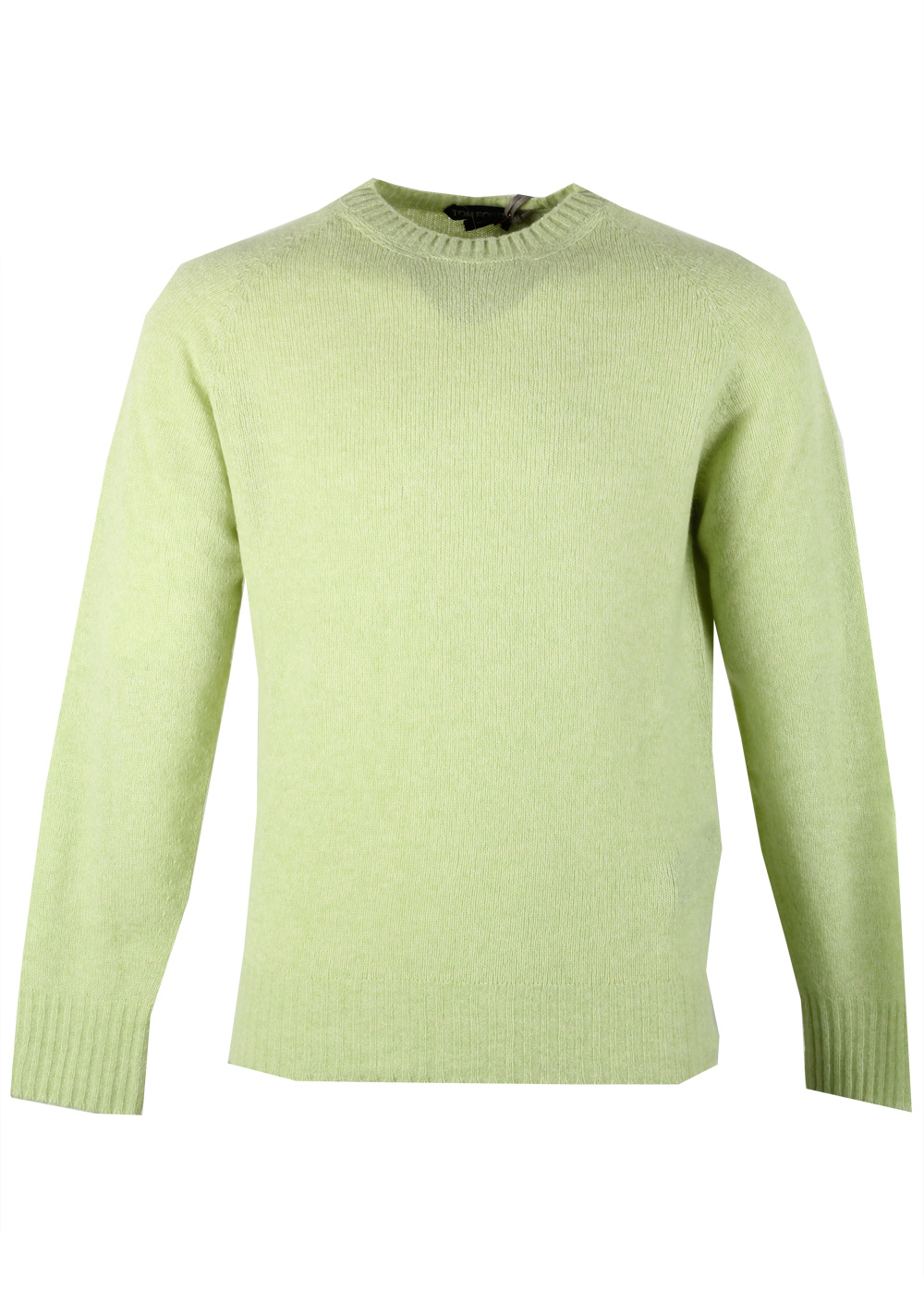 TOM FORD Green Crew Neck Sweater Size 48 / 38R U.S. In Cashmere Blend | Costume Limité