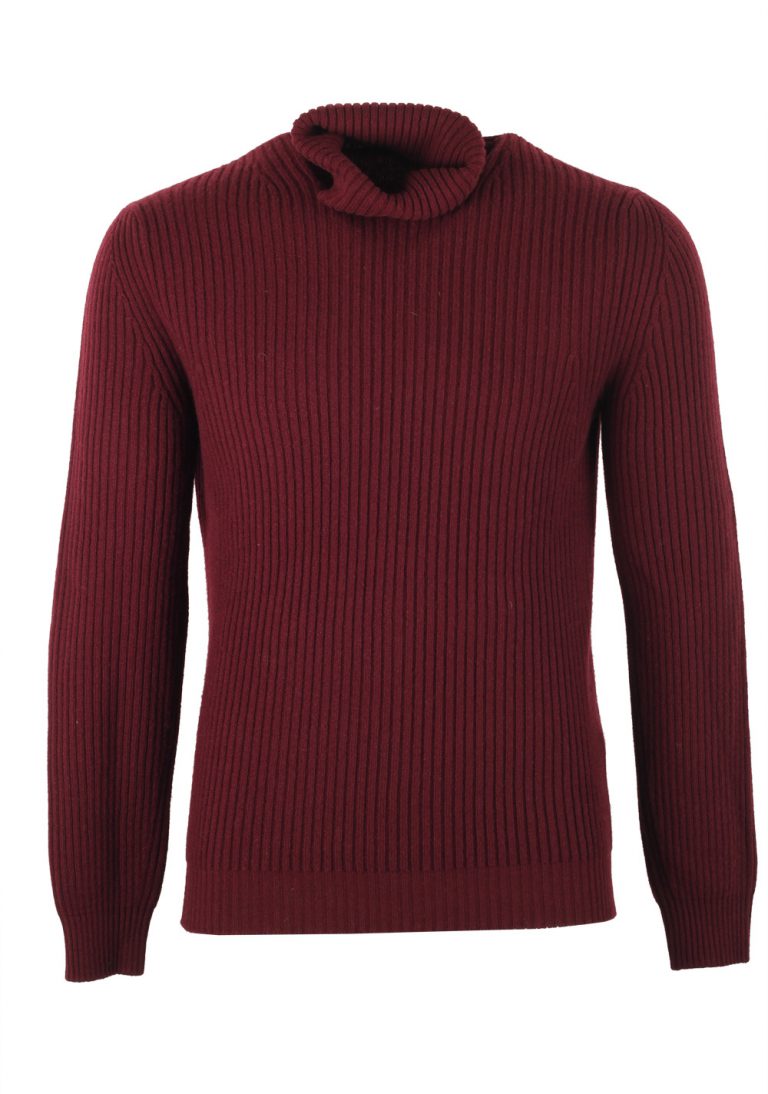 TOM FORD Red Turtleneck Sweater Size 48 / 38R U.S. In Wool Cashmere - thumbnail | Costume Limité