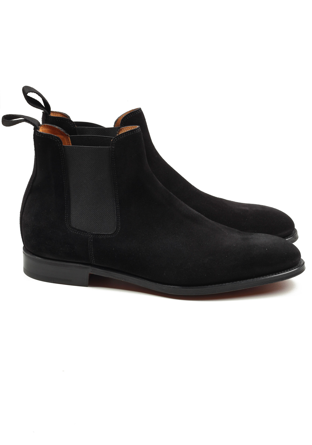John Lobb Lawry Black Chelsea Boot Shoes Size 7 UK / 8 U.S. On 8695 Last | Costume Limité