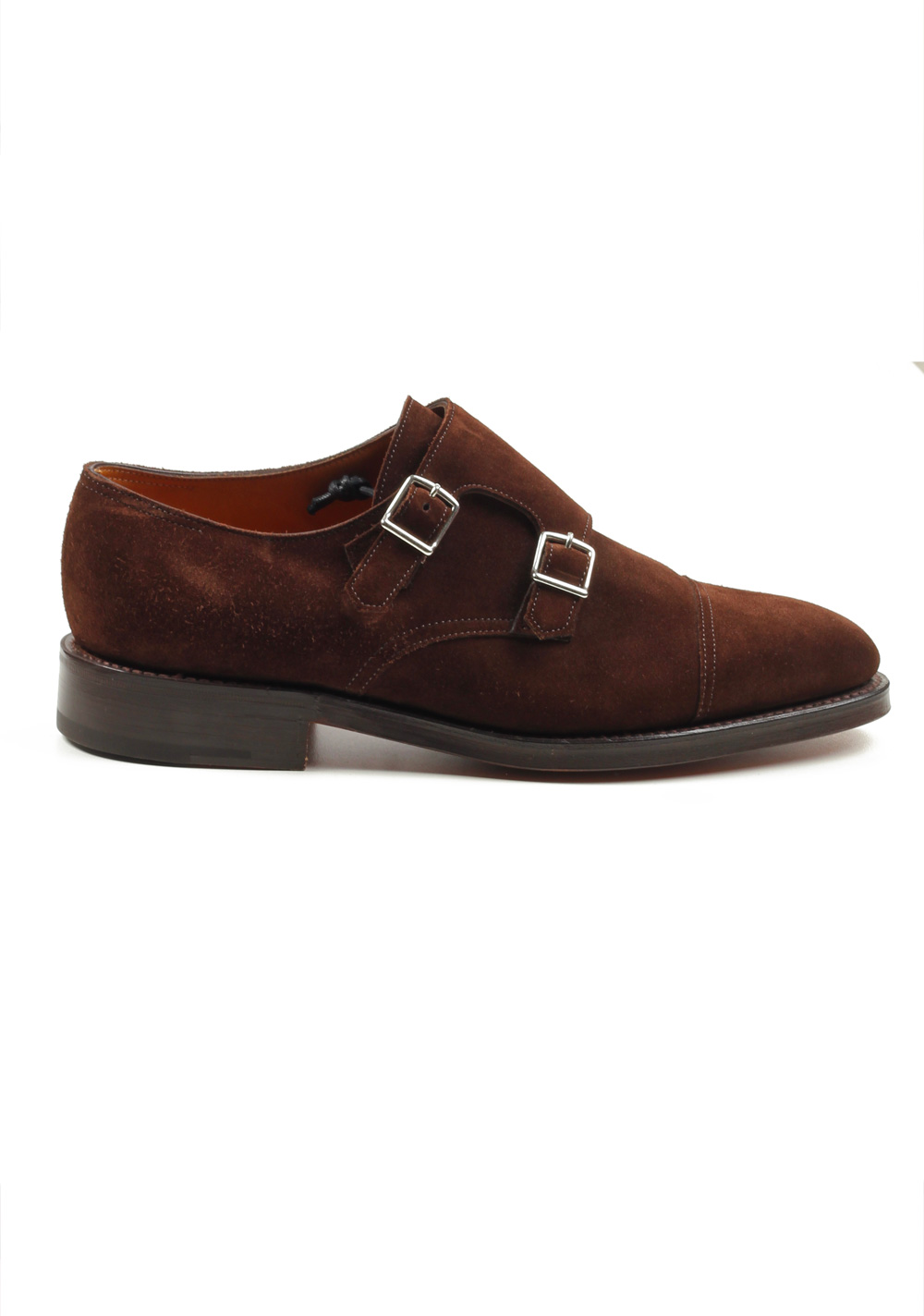 John Lobb William Brown Double Monk Strap Shoes Size 6 UK / 7 U.S. On 9795 Last | Costume Limité
