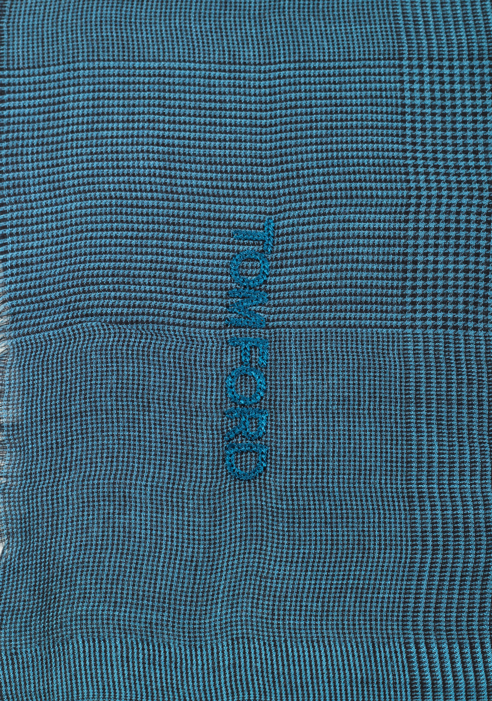 Tom Ford Green Modal Cashmere Silk Signature Scarf 75″ / 30″ | Costume Limité