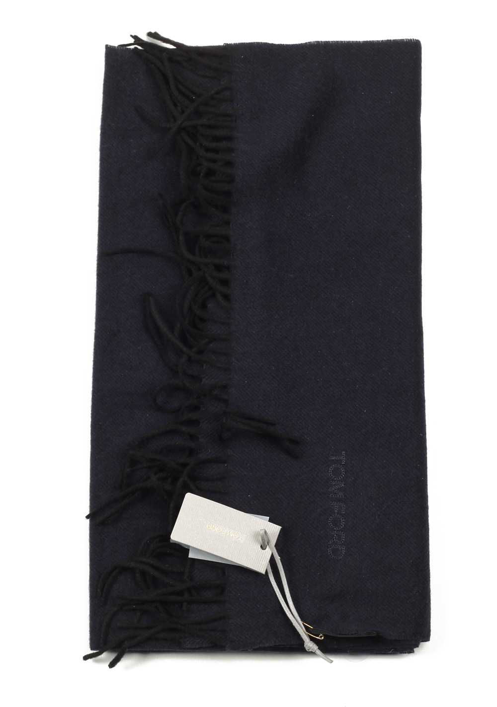 Tom Ford Black Silk Signature Scarf 60″ / 14″ | Costume Limité