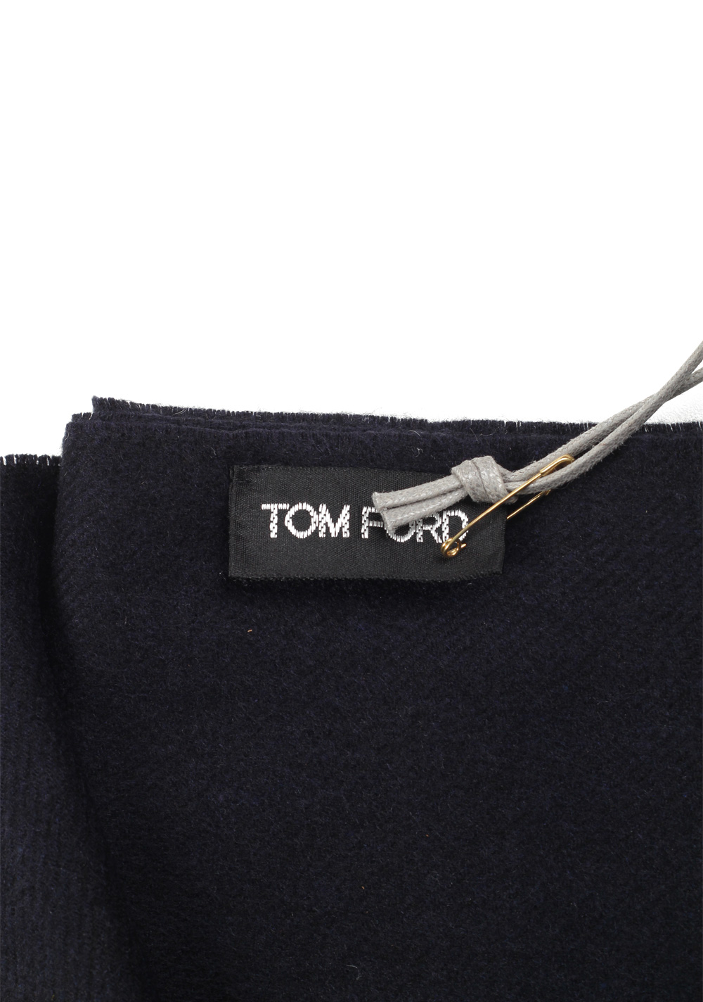 Tom Ford Black Silk Signature Scarf 60″ / 14″ | Costume Limité