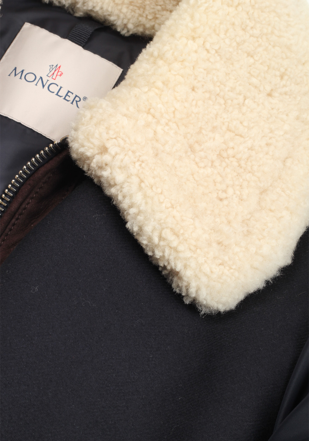 Moncler Blue Plovan Wool Cashmere Blend Jacket Coat Size 3 / M / 50 / 40 U.S. | Costume Limité