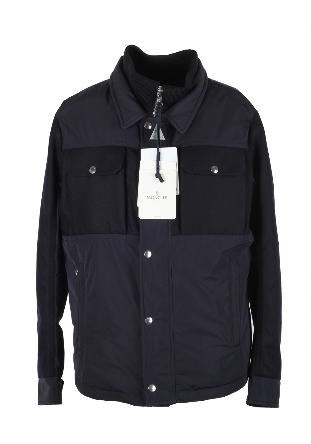 Moncler Blue Beaufort Utility Jacket Coat Size 4 / L / 52 / 42 U.S. | Costume Limité