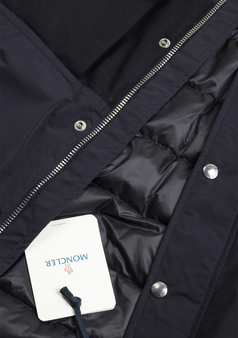 Moncler Blue Beaufort Utility Jacket Coat Size 4 / L / 52 / 42 U.S. | Costume Limité