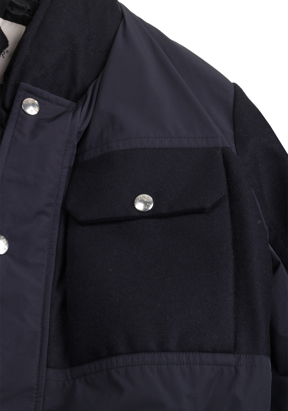 Moncler Blue Beaufort Utility Jacket Coat Size 6 / XXL / 56 / 46R U.S. | Costume Limité