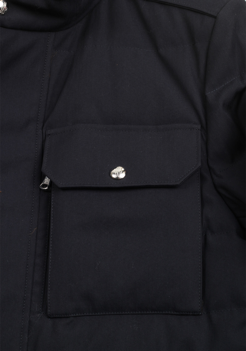 Moncler Blue Levet Field Jacket Coat Size 3 M 50 40 U.S. Costume Limite