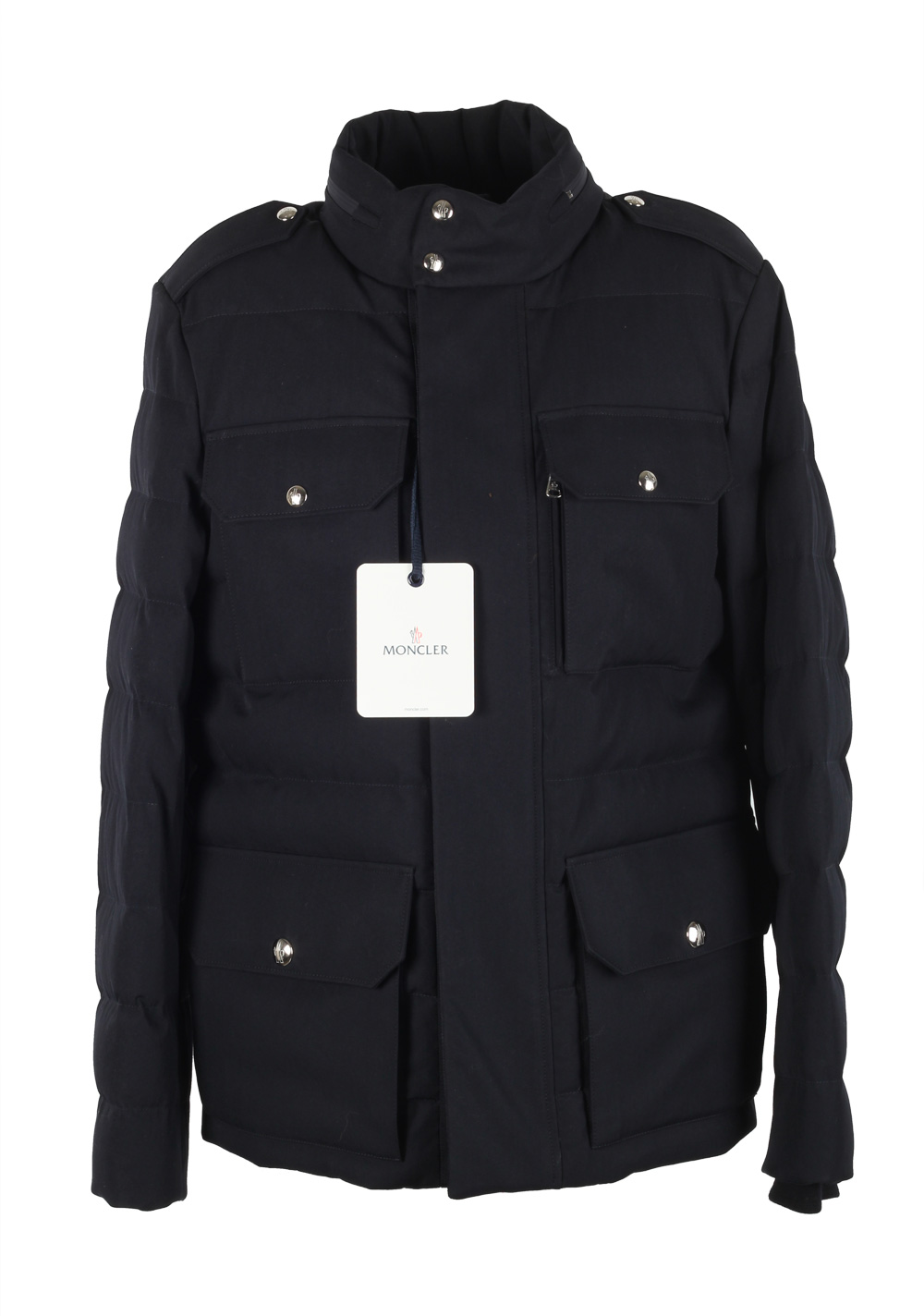 Moncler Blue Levet Field Jacket Coat Size 5 / XL / 54 / 44 U.S. | Costume Limité