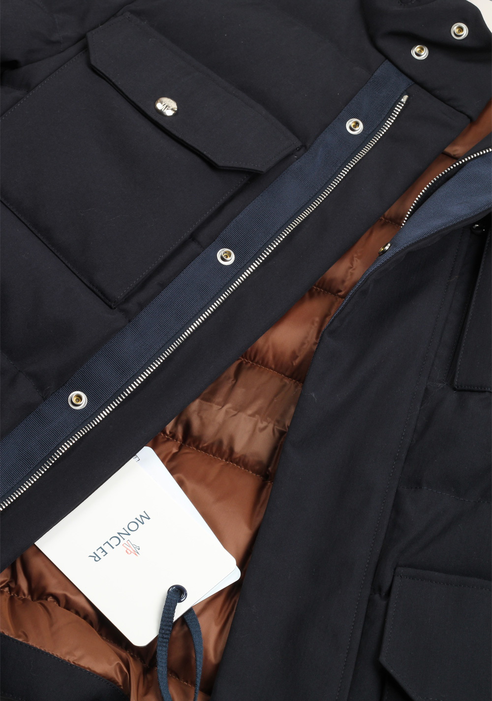 Moncler Blue Levet Field Jacket Coat Size 6 / XXL / 56 / 46R U.S. | Costume Limité