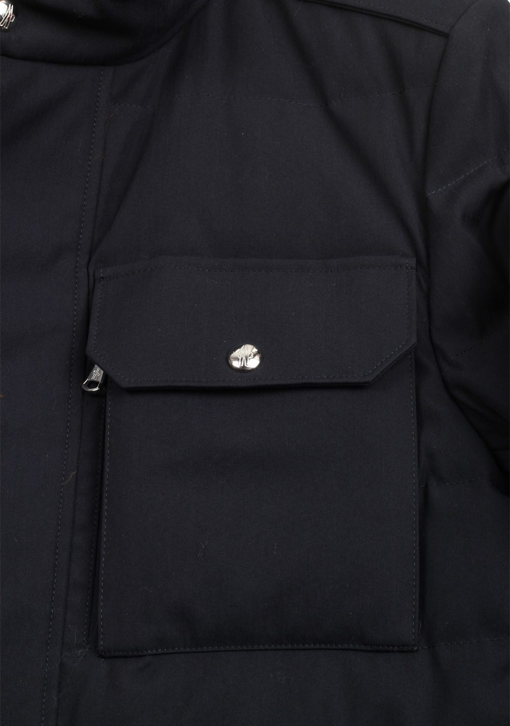 Moncler Blue Levet Field Jacket Coat Size 6 / XXL / 56 / 46R U.S. | Costume Limité