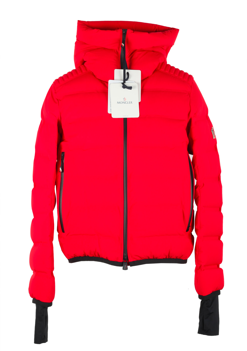 Moncler Red Grenoble Lagorai May Jacket Coat Size 2 / M / 48 / 38 U.S. | Costume Limité