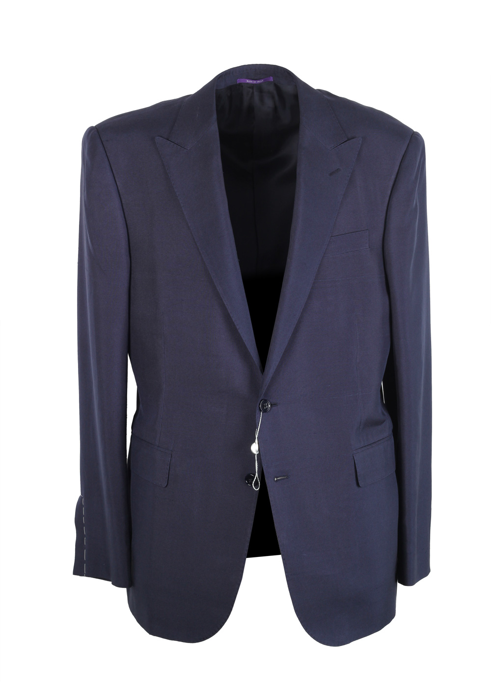 Ralph Lauren Purple Label Blue Sport Coat Size 52 / 42R U.S. In Silk | Costume Limité