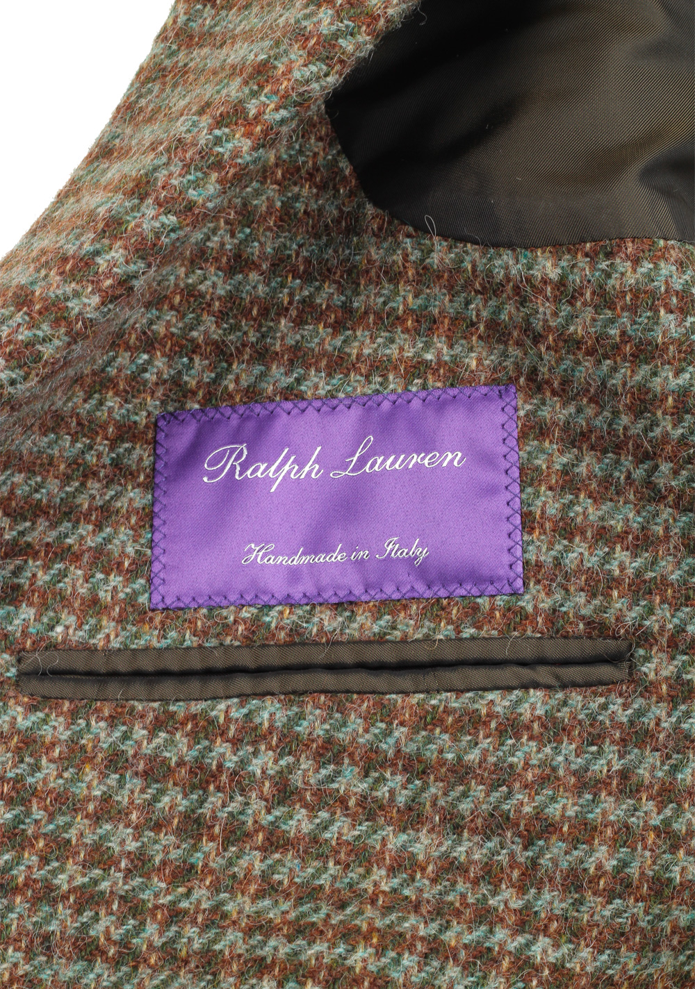 Ralph Lauren Purple Label Brown Sport Coat Size 56 / 46R U.S. In Lambswool Alpaca | Costume Limité