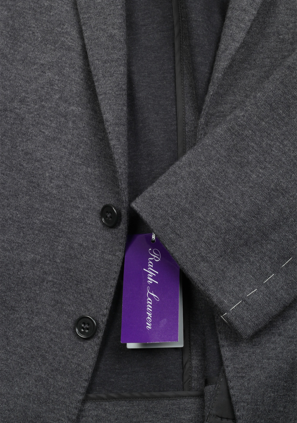 Ralph Lauren Purple Label Gray Sport Coat Size 52 / 42S U.S. In Wool Blend | Costume Limité