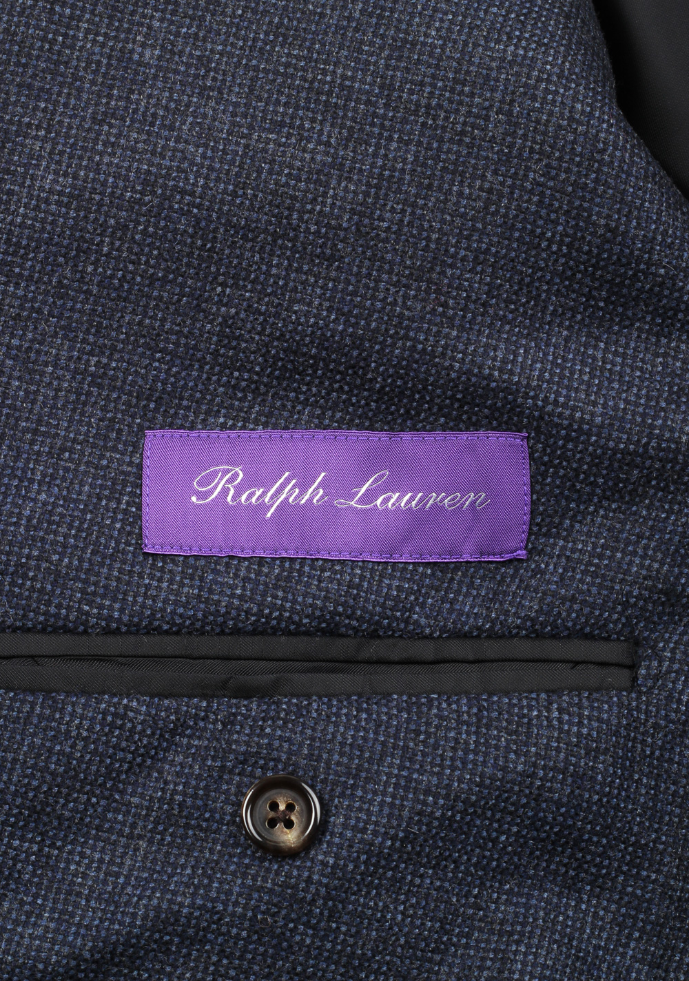 Ralph Lauren Purple Label Blue Sport Coat Size 54 / 44R U.S. In Cashmere Blend | Costume Limité
