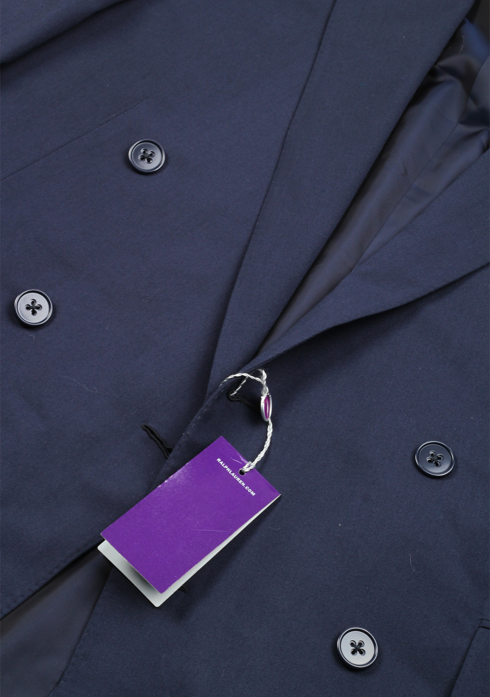 Ralph Lauren Purple Label Blue Suit Size 52 / 42R U.S. In Wool | Costume Limité