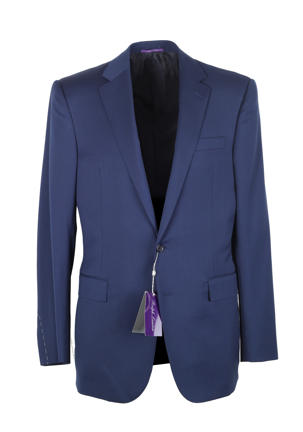 Ralph Lauren Purple Label Blue Suit Size 50L / 40L U.S. In Wool | Costume Limité