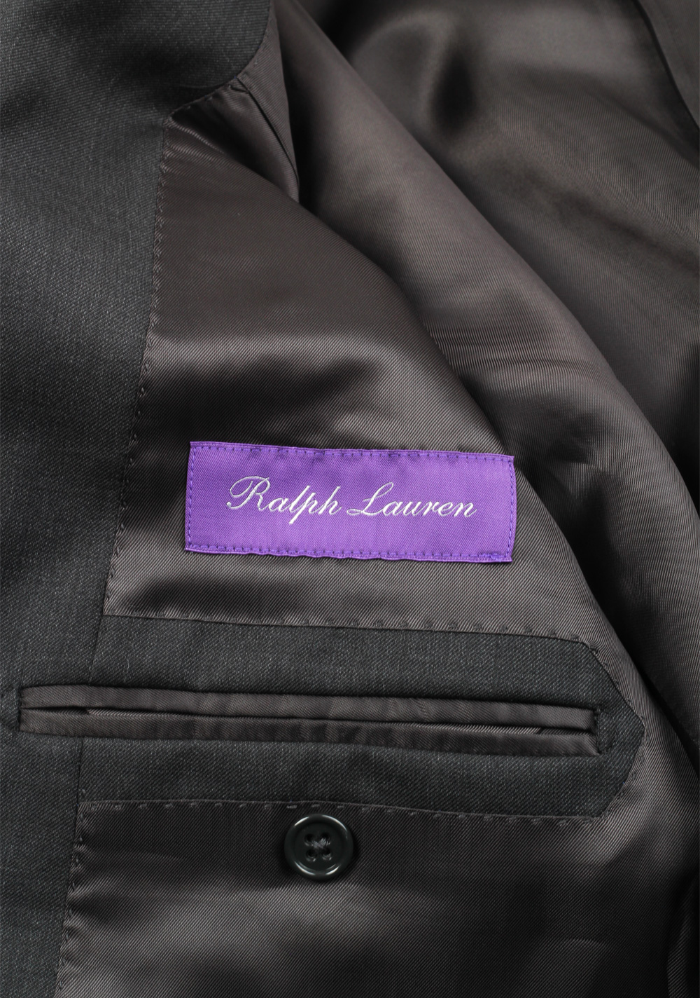 Ralph Lauren Purple Label Gray Suit Size 52 / 42R U.S. In Wool | Costume Limité