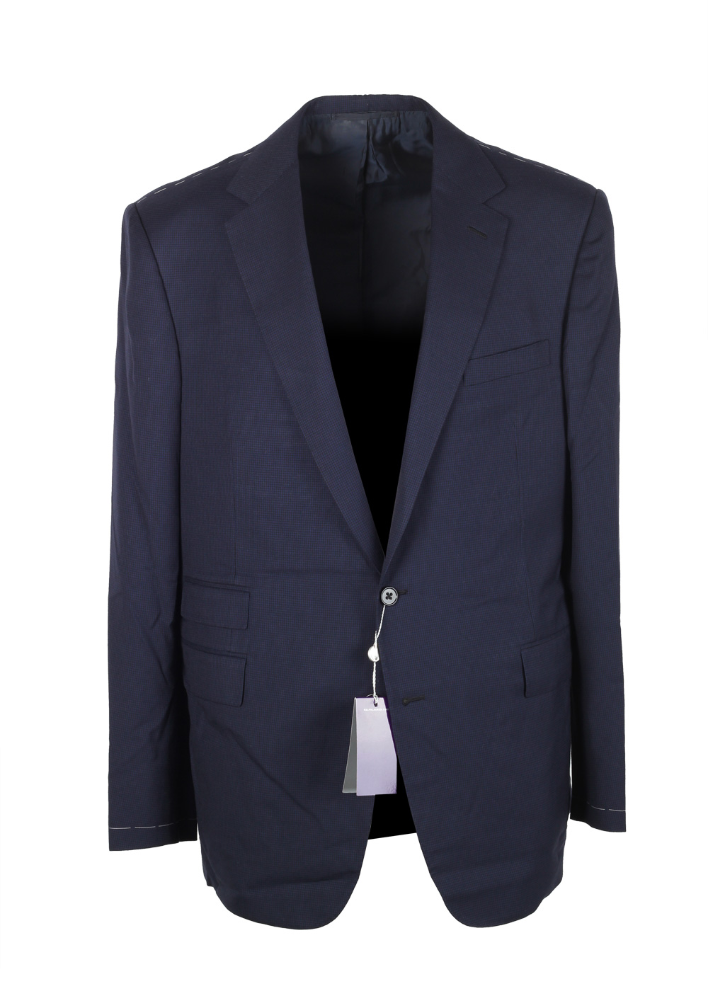 Ralph Lauren Purple Label Blue Suit Size 54 / 44 U.S. In Wool Cashmere