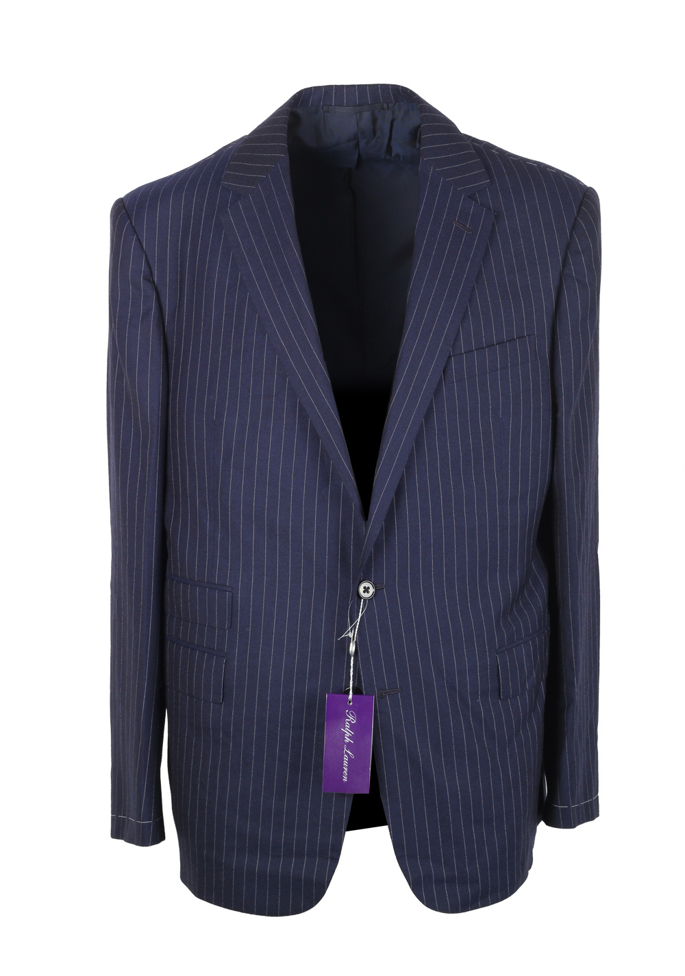 Ralph Lauren Purple Label Blue Suit Size 56 / 46 U.S. In Wool | Costume Limité
