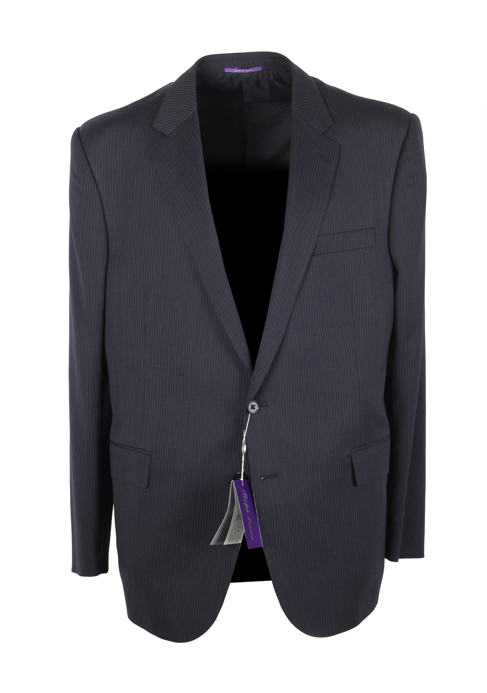 Ralph Lauren Purple Label Blue Suit Size 56 / 46 U.S. In Wool | Costume Limité