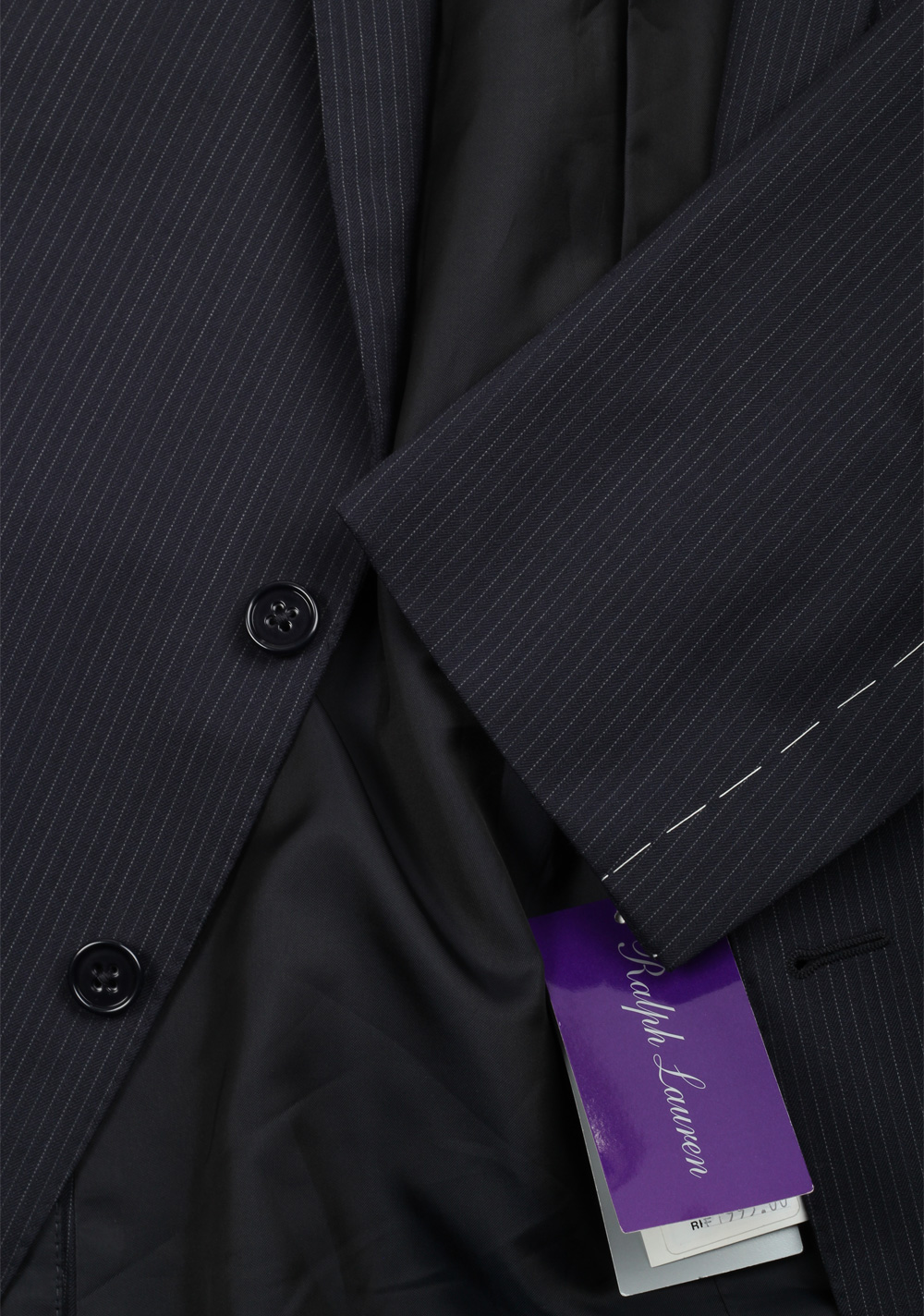 Ralph Lauren Purple Label Blue Suit Size 56 / 46 U.S. In Wool | Costume Limité