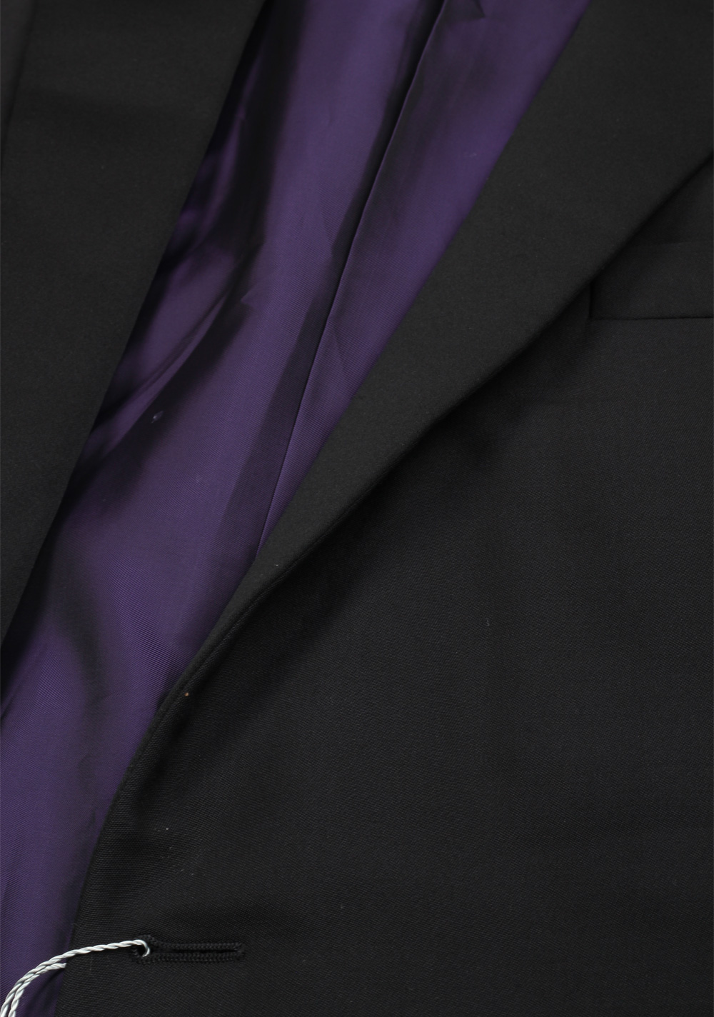 Ralph Lauren Purple Label Black Tuxedo Suit Size 56 / 46 U.S. In Wool | Costume Limité