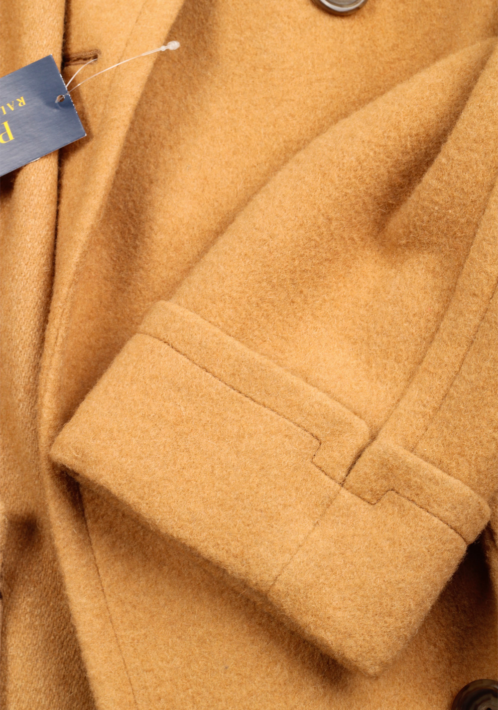 Polo Ralph Lauren Double Breasted Polo Camel Coat Size 52 / 42R U.S. | Costume Limité