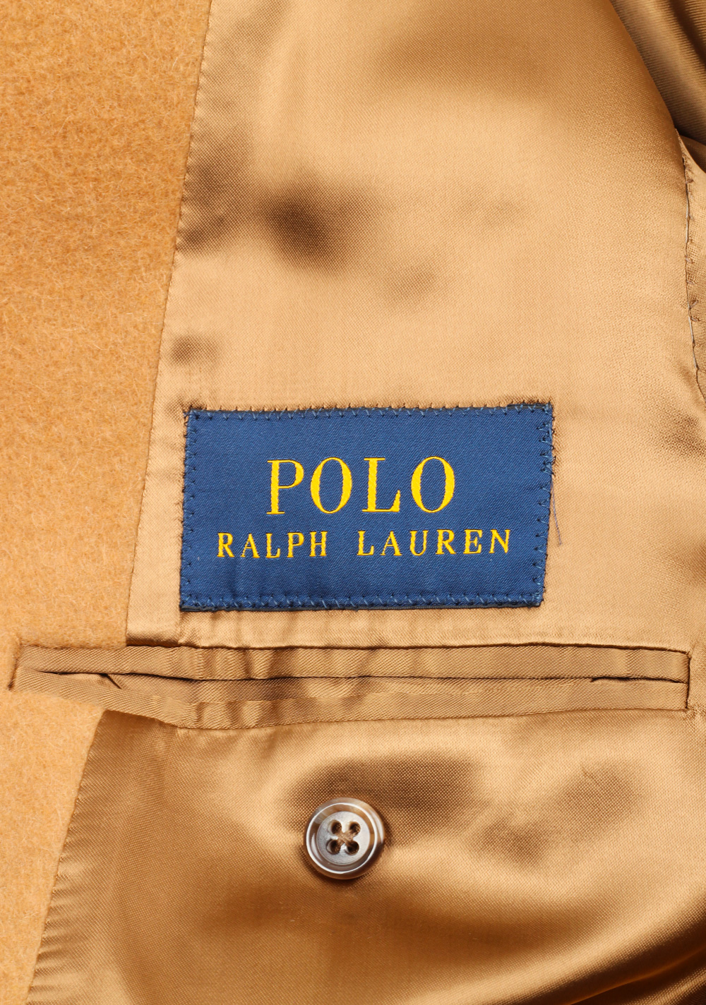 Polo Ralph Lauren Double Breasted Polo Camel Coat Size 54 / 44 U.S. | Costume Limité