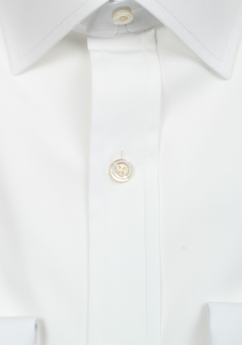 TOM FORD White Signature Dress Shirt Barrel Cuffs | Costume Limité