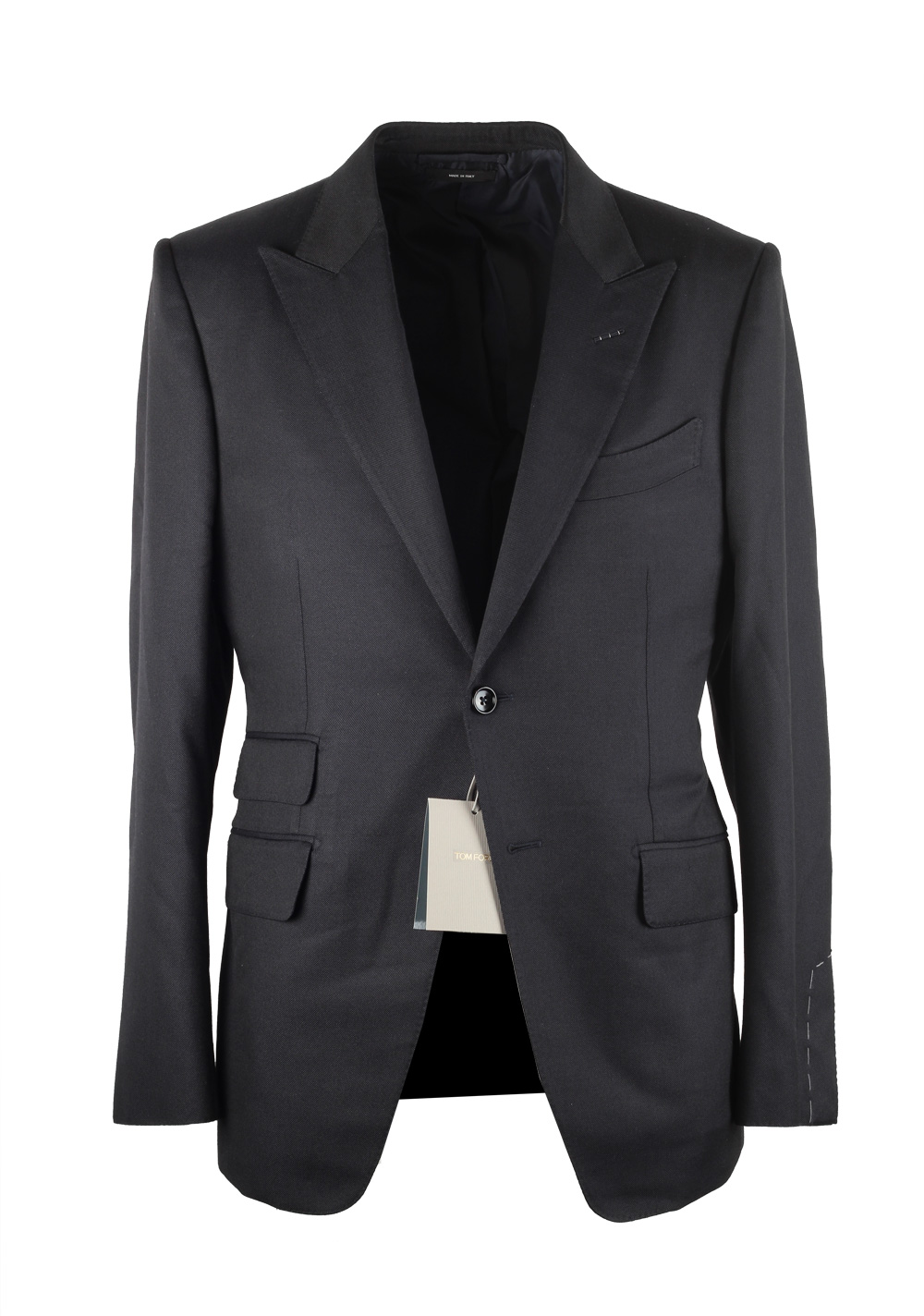 TOM FORD O’Connor Black Suit Size 48C / 38S U.S. Silk Wool Fit Y | Costume Limité