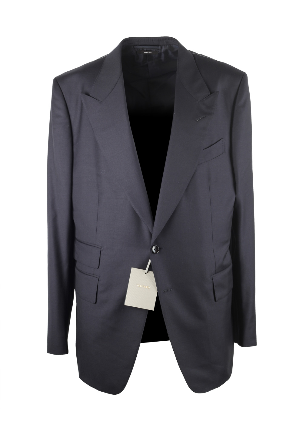 TOM FORD Shelton Blue Suit Size 56 / 46R U.S. Wool | Costume Limité