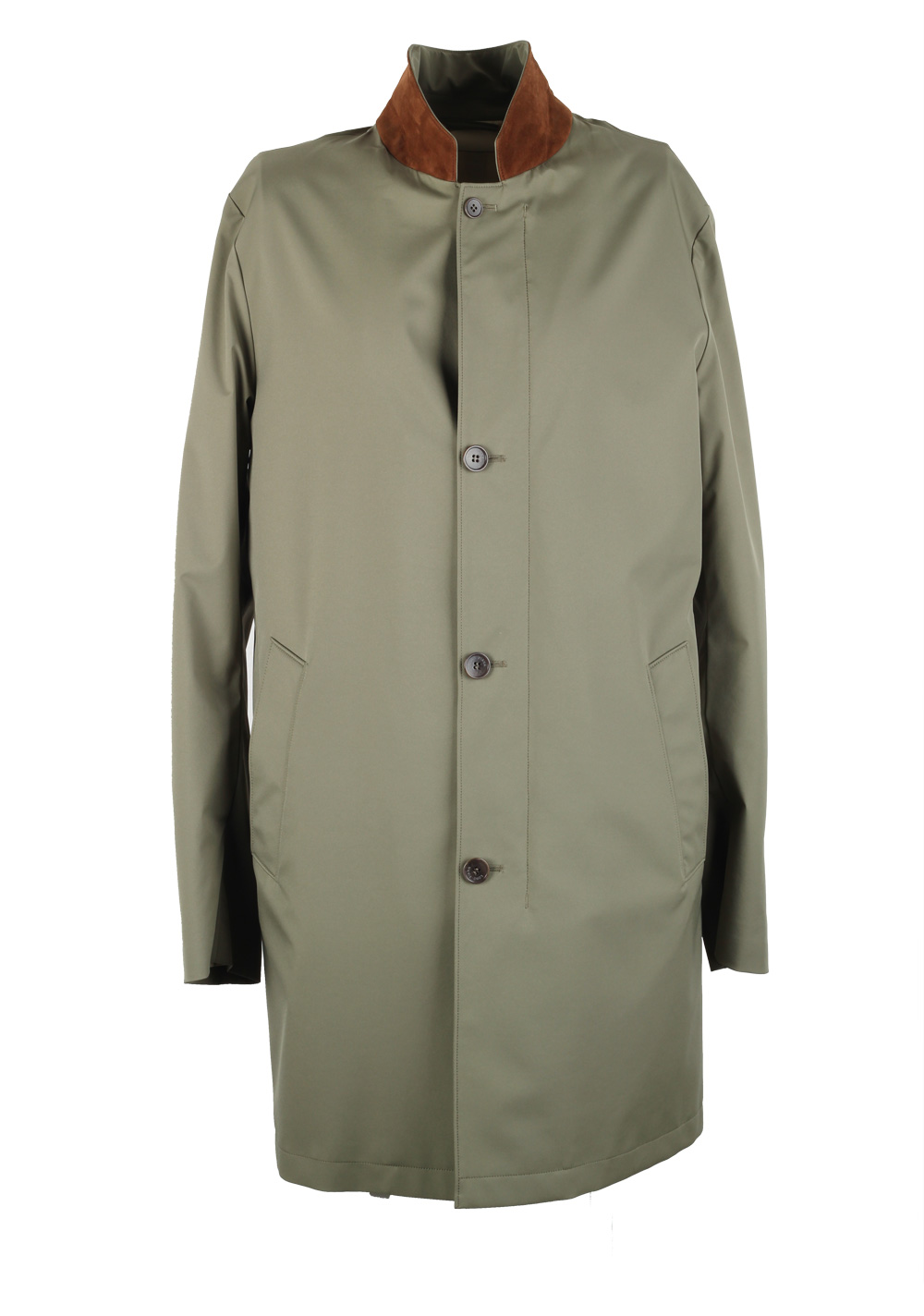 Loro Piana Green Storm System Sebring Coat Size M Medium Outerwear | Costume Limité