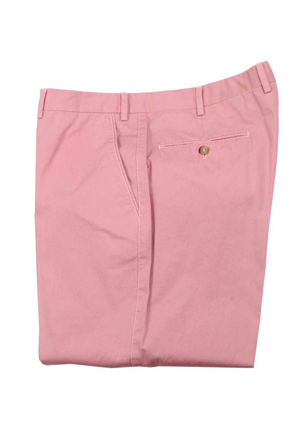 Brioni Pink Cotton Trousers Size 54 / 38 U.S. | Costume Limité