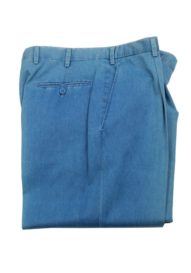 Brioni Blue Trousers Size 48 / 32 U.S. - thumbnail | Costume Limité