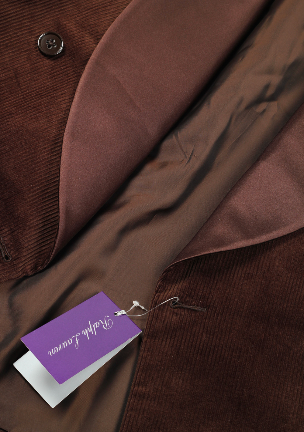 Ralph Lauren Purple Label Brown Dinner Jacket Sport Coat | Costume Limité