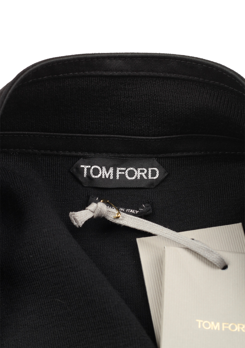 TOM FORD Black Suede Zipper Cardigan – image 2