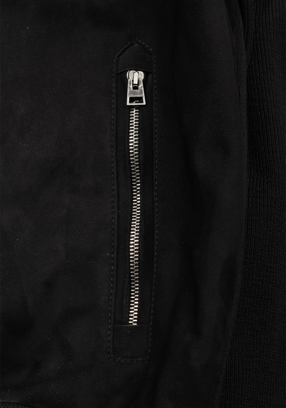 TOM FORD Black Suede Zipper Cardigan – image 4