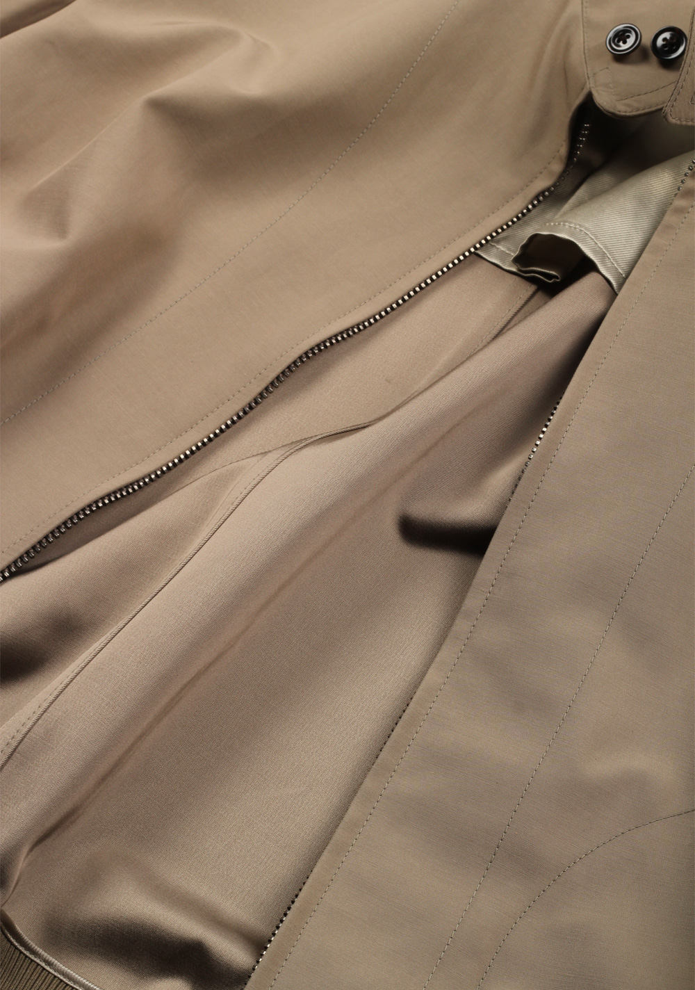 TOM FORD Beige Zipper Bomber Jack | Costume Limité