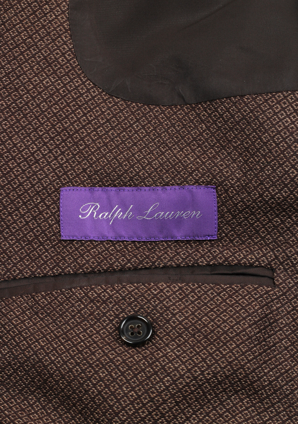 Ralph Lauren Purple Label Brown Sport Coat In Silk Cashmere | Costume Limité