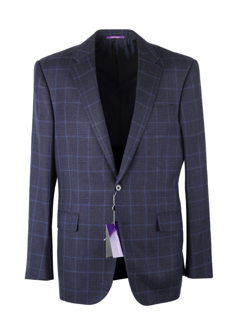 Ralph Lauren Purple Label Checked Blue Sport Coat Size 50 / 40R U.S. - thumbnail | Costume Limité